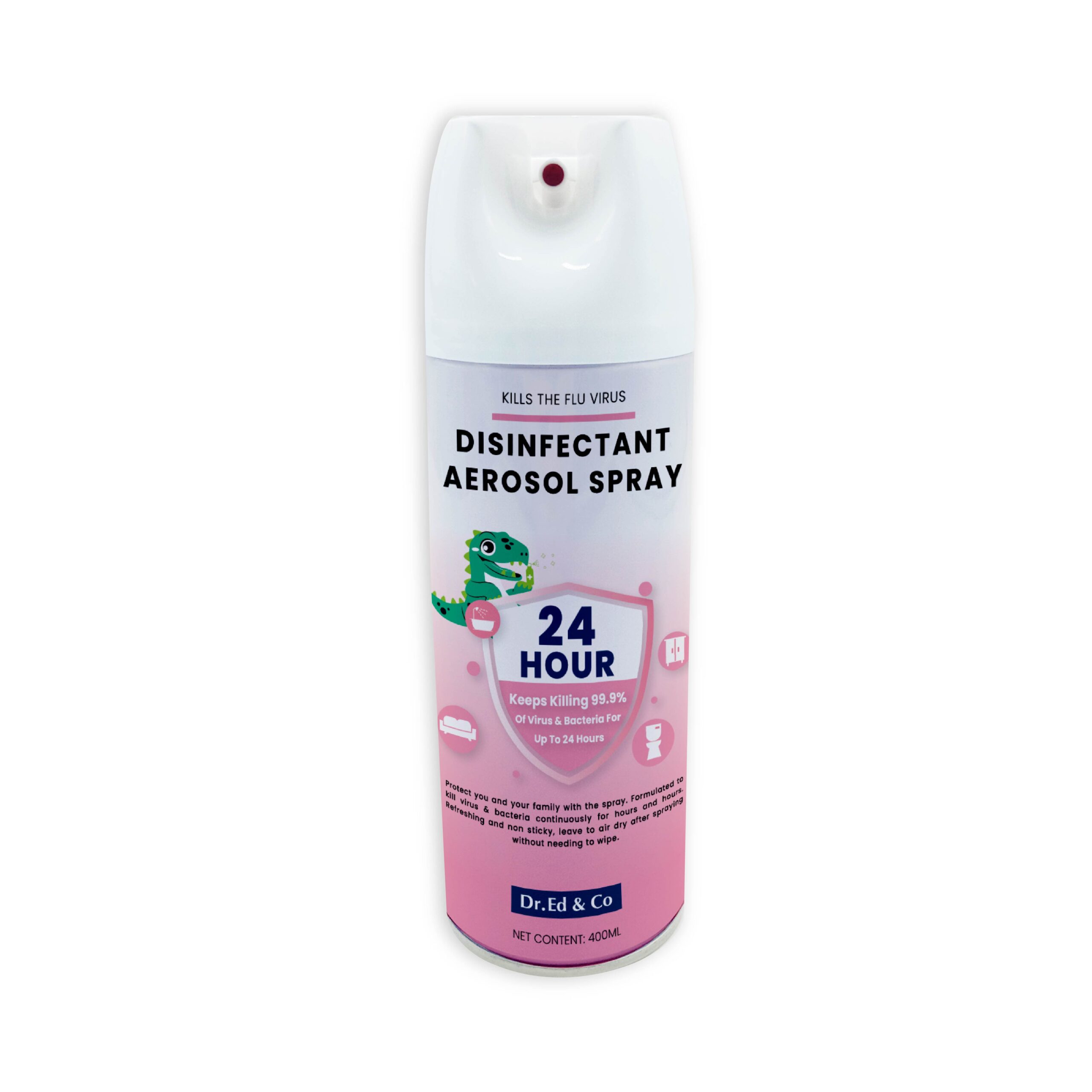 Disinfectant Aerosol Spray 400ML (Floral Musky) Dr.Ed & Co